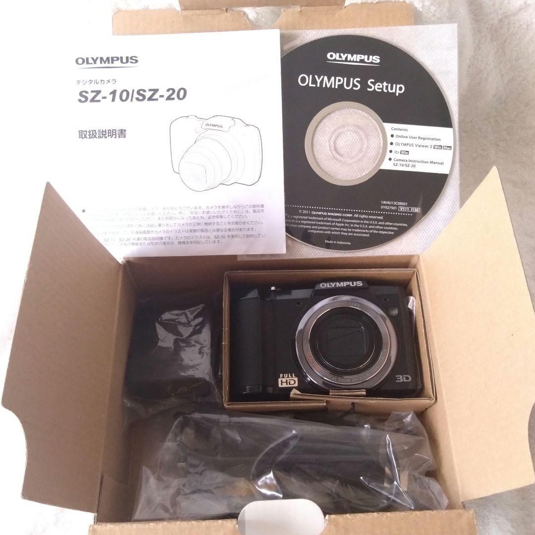 極美品 動作品 OLYMPUS デジカメ SZ-20 ブラック