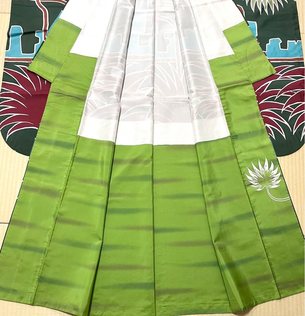 Misaobaa 珍品 大島紬 振袖 モダン 染め