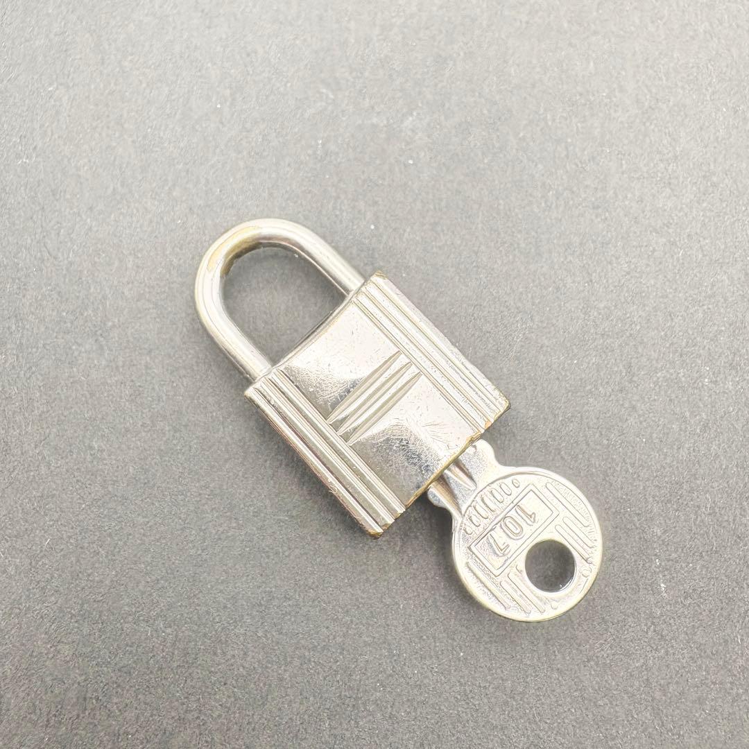 HERMES カデナ パドロック 南京錠 107 シルバー