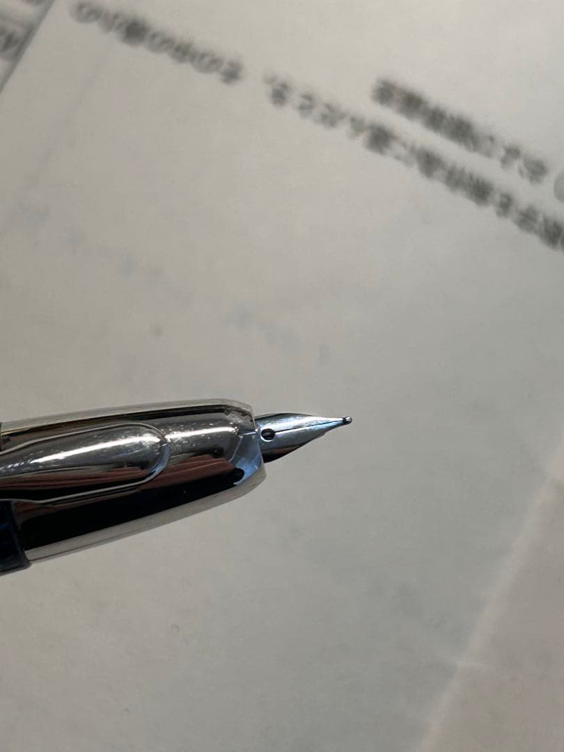 パイロット キャップレス Kasuri 万年筆 F 限定品 青