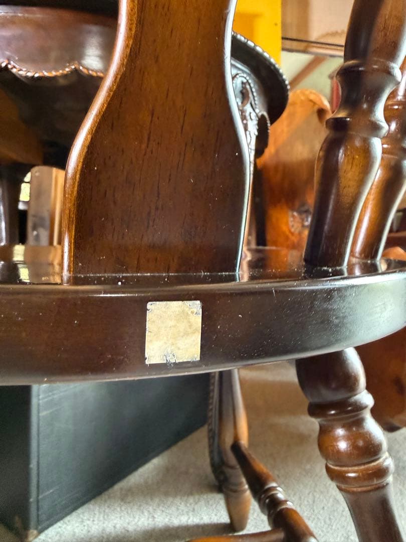 飛騨産業 キツツキ ウィンザーチェア 2脚セット 国産椅子 昭和レトロ