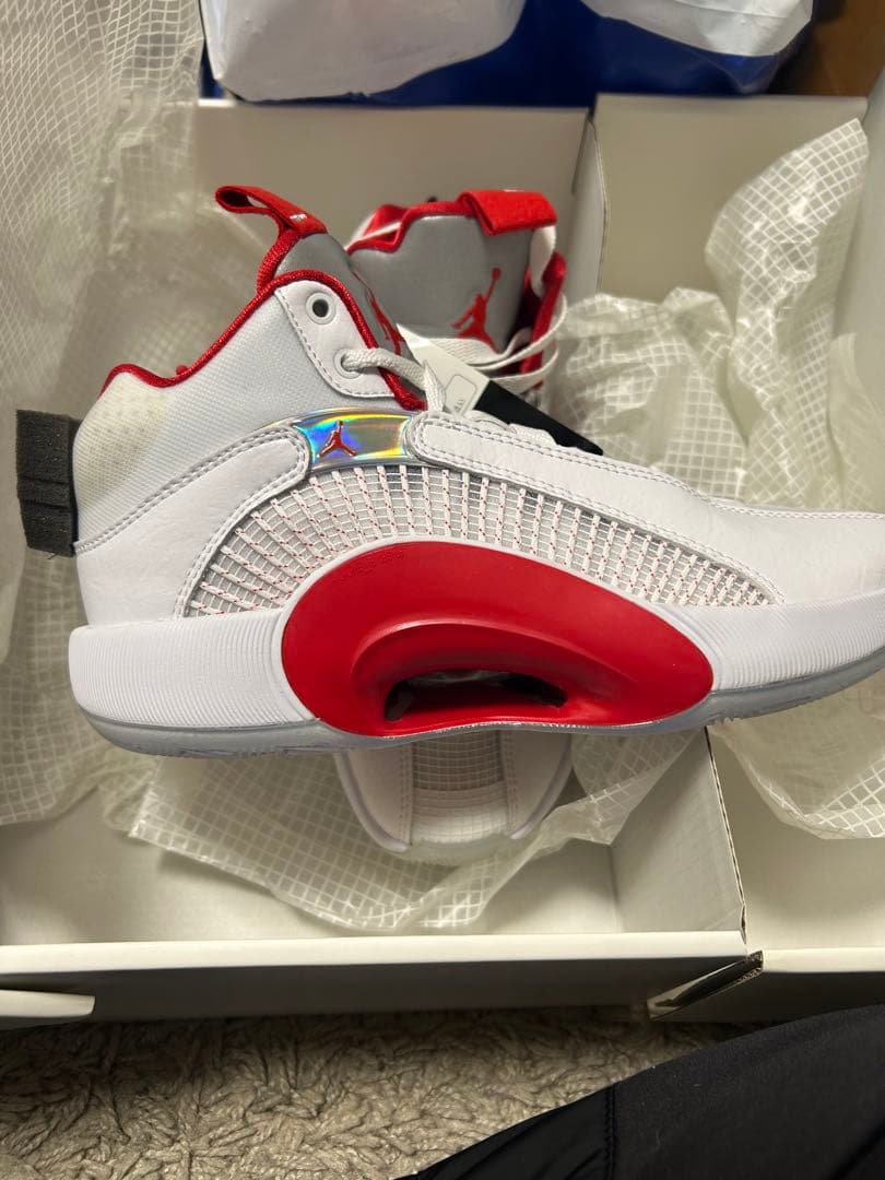 【新品】Nike Air Jordan XXXV GS ホワイト/レッド