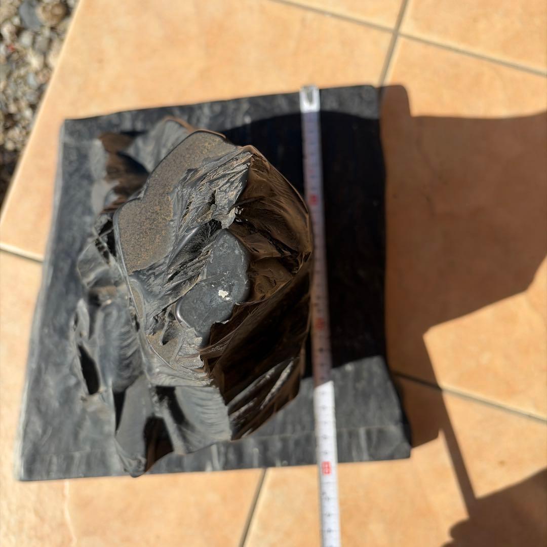 那智黒石　山型　水石 特大　盆栽