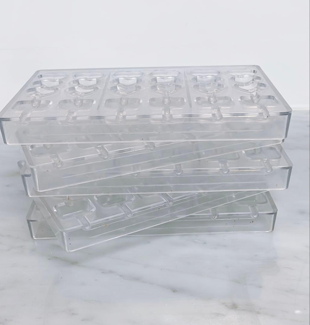 イタリア製チョコレートモルド ロリポップ6本x5枚