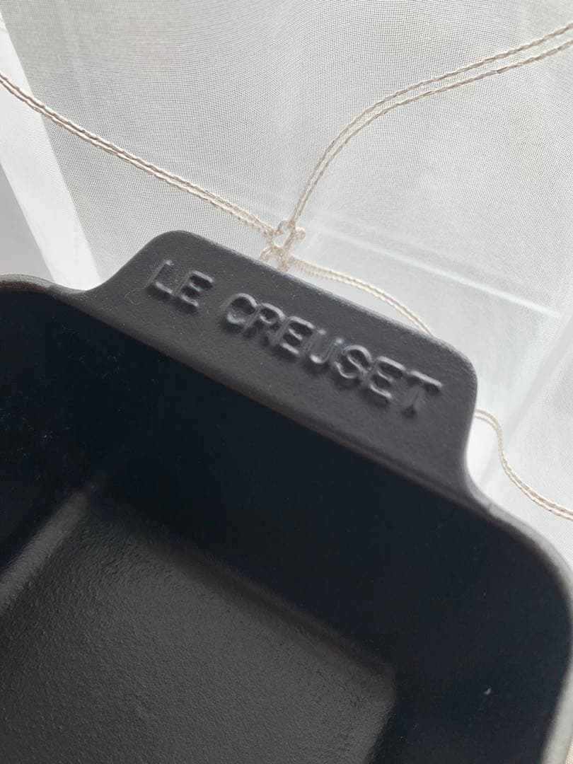 LE CREUSET 黒 長方形 グリルパン