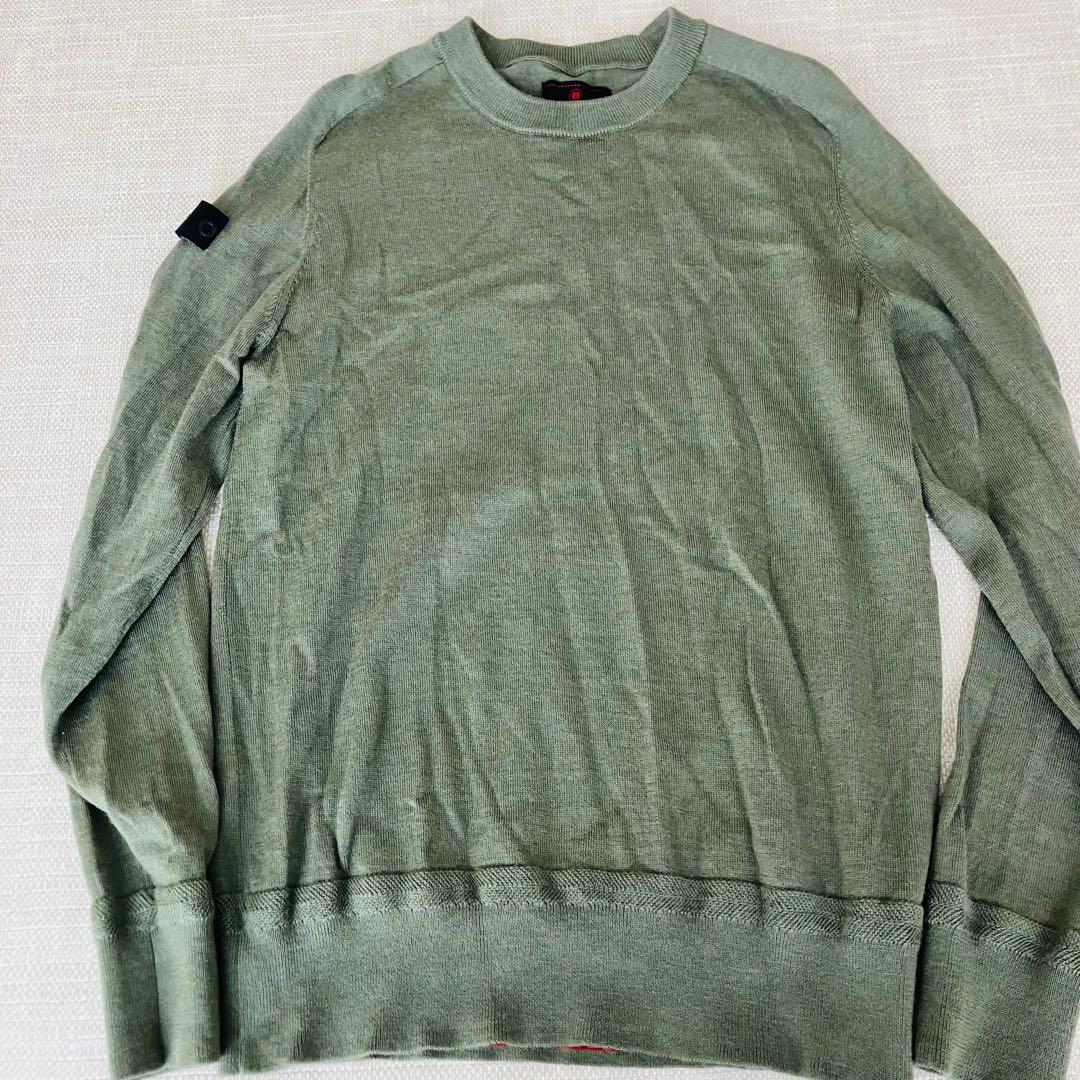 【美品】ブリーフィング MERINO WOOL CREW NECK KNIT M