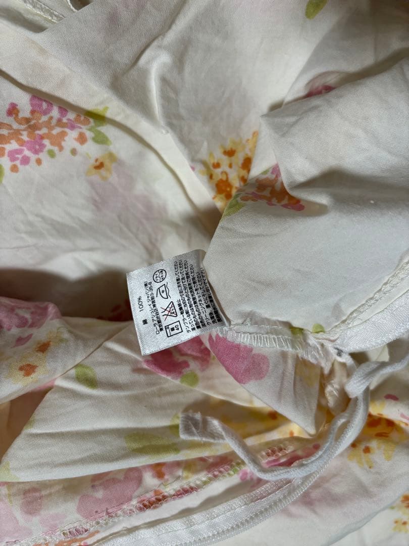 ローラアシュレイ　アメリ　花柄ベッドカバー　ダブル