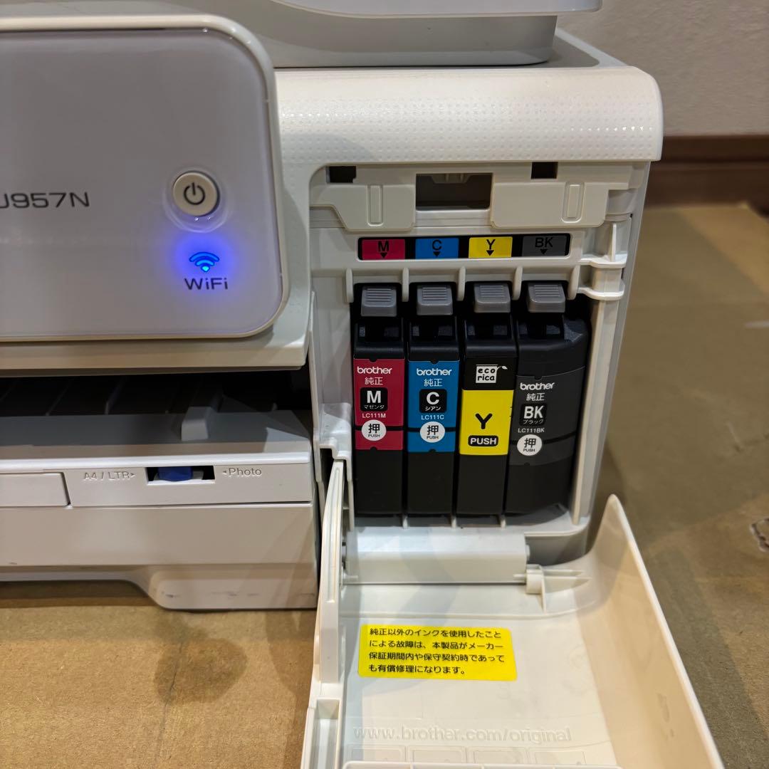 ブラザー プリンター A4 インクジェット複合機 DCP-J957N-W おまけ