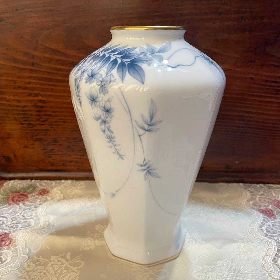 大倉陶園　花瓶　藤　　森村組　110周年記念　　森村グループ　ノリタケ