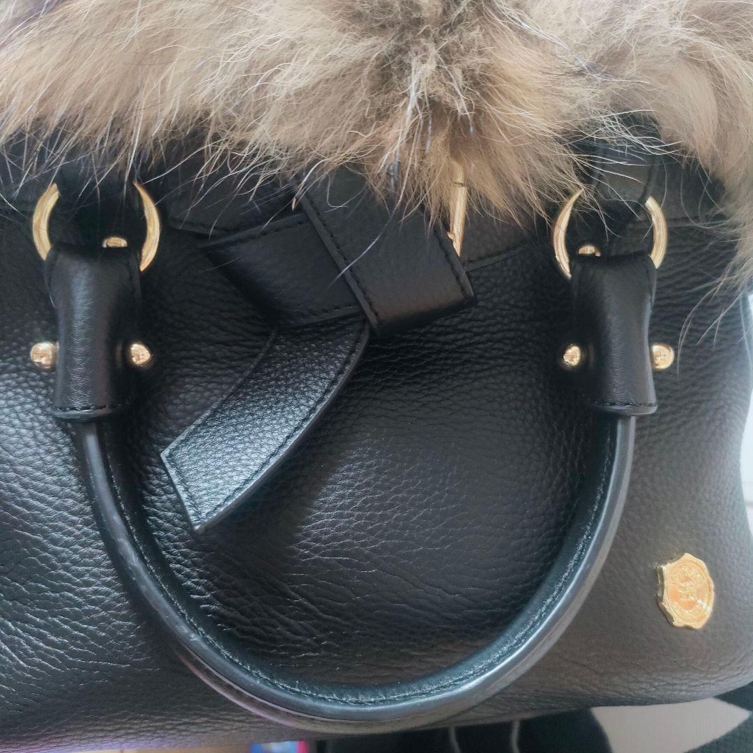 【新品未使用】トプカピ topikapiファー付バッグ ショルダーバッグ3WAY