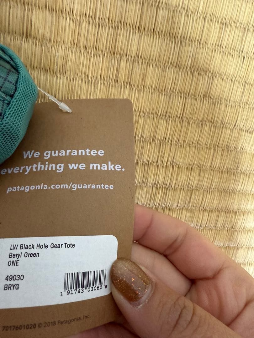 【未使用】patagonia ライトウェイト ブラックホール ギアトート