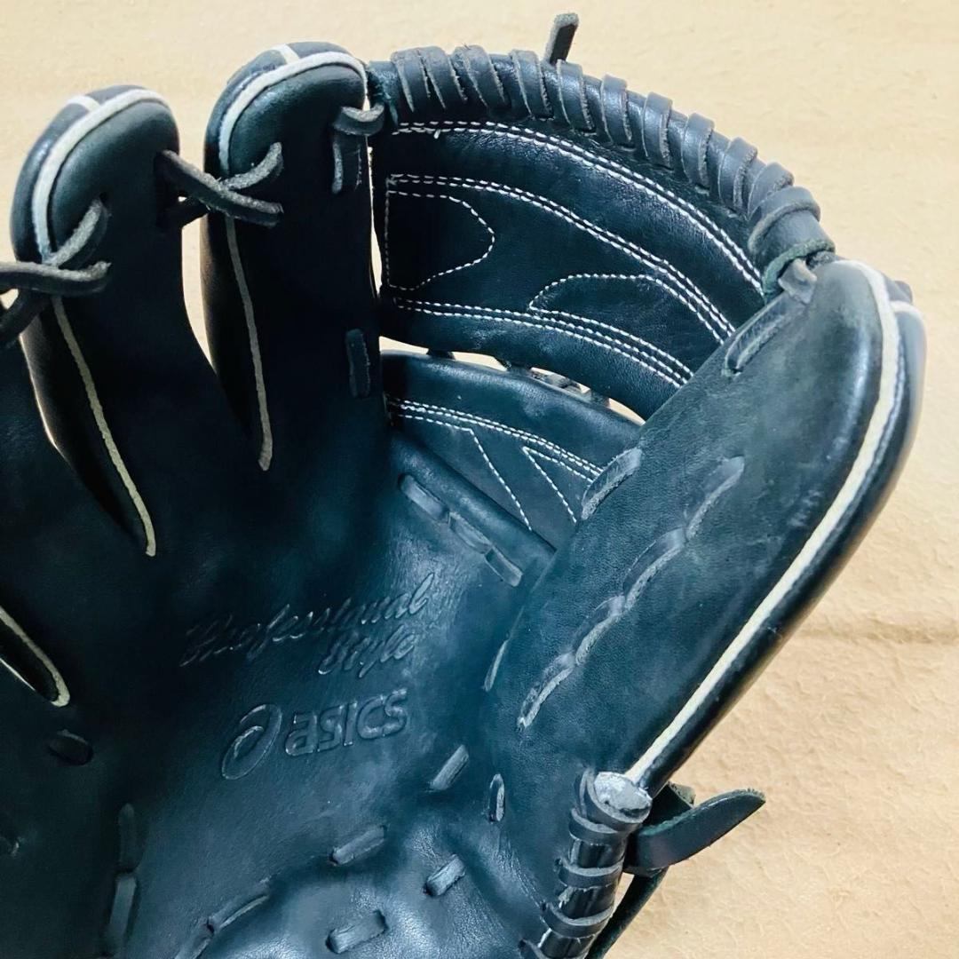 【希少】asics グローブ ピッチャー用 3121A341 左投げ ブラック