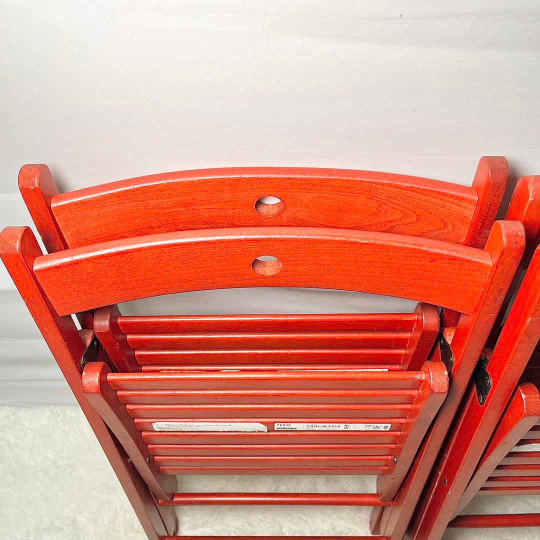 IKEA イケア TERJE テリエ 折りたたみチェア 4脚セット