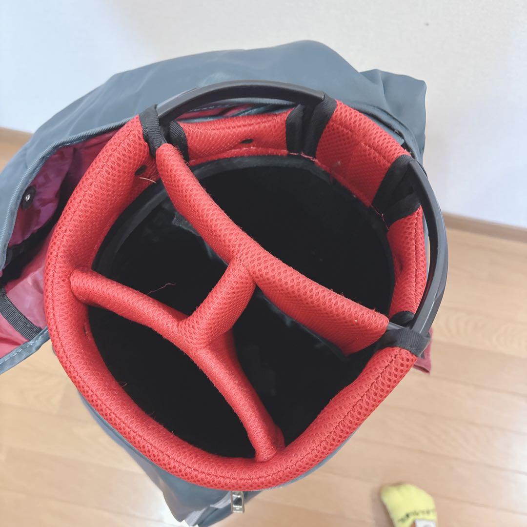 K405 onoff ナイロンツイル ネイビー キャディバッグ