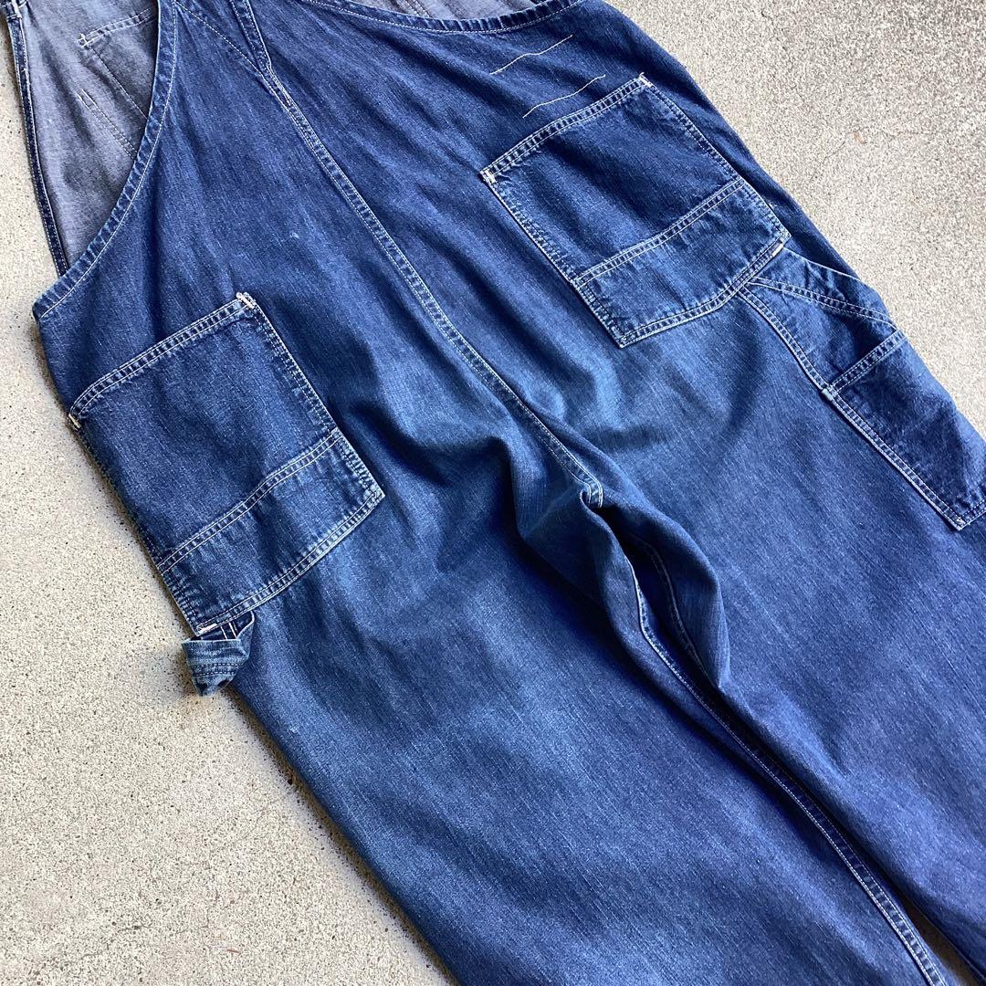 VTG 60s Carter's デニム オーバーオール ガチャポケ ミミ付き