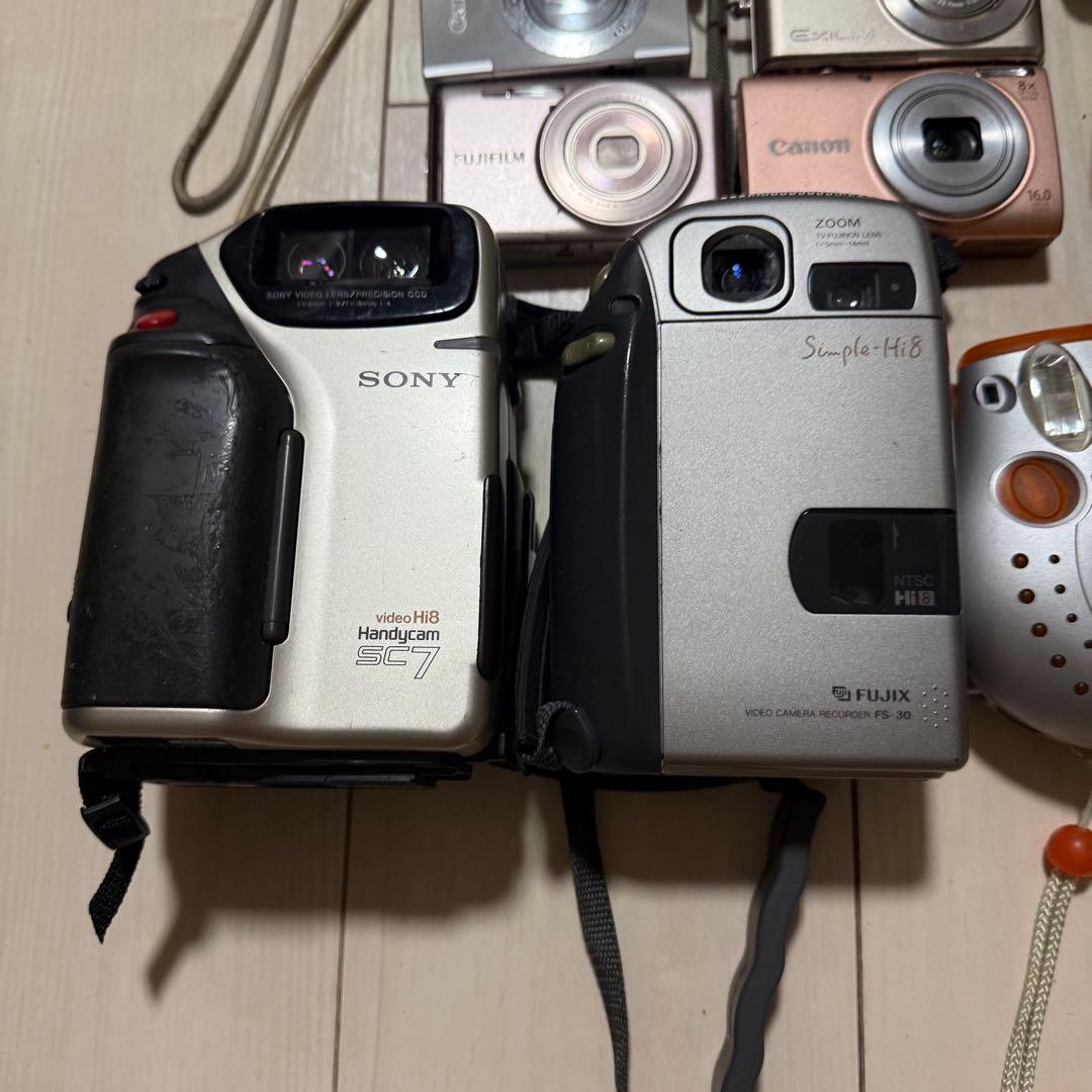 デジタルカメラ、ビデオカメラ、チェキ　等　カメラまとめ売り