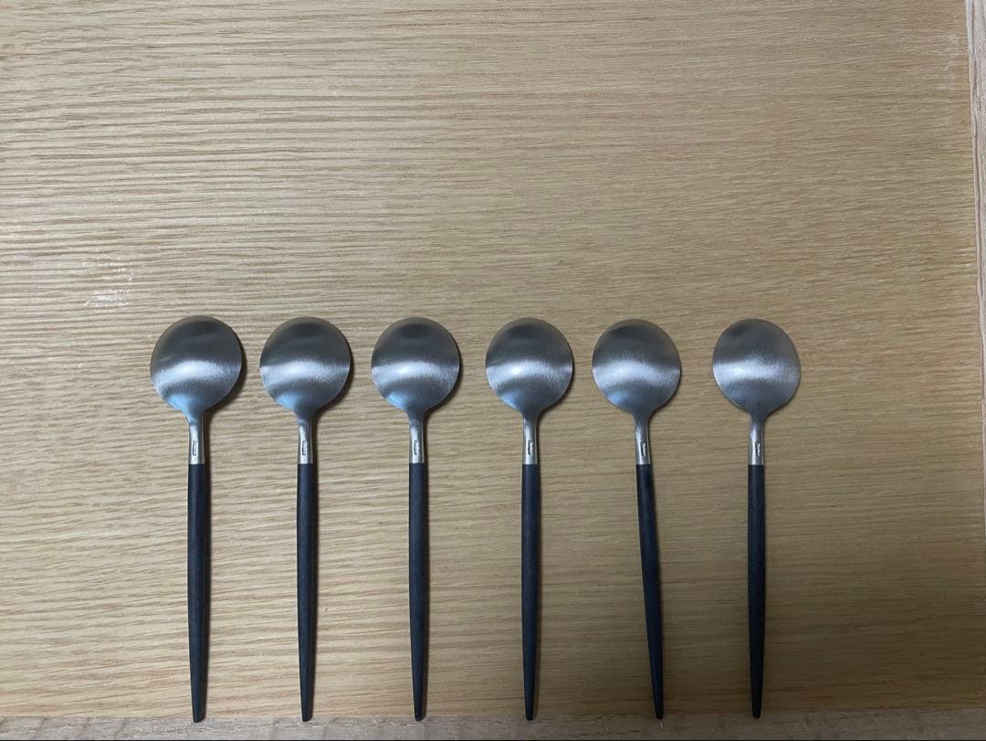 クチポールGOA ブラックシルバー 36pcsカトラリーセット ポルトガル製