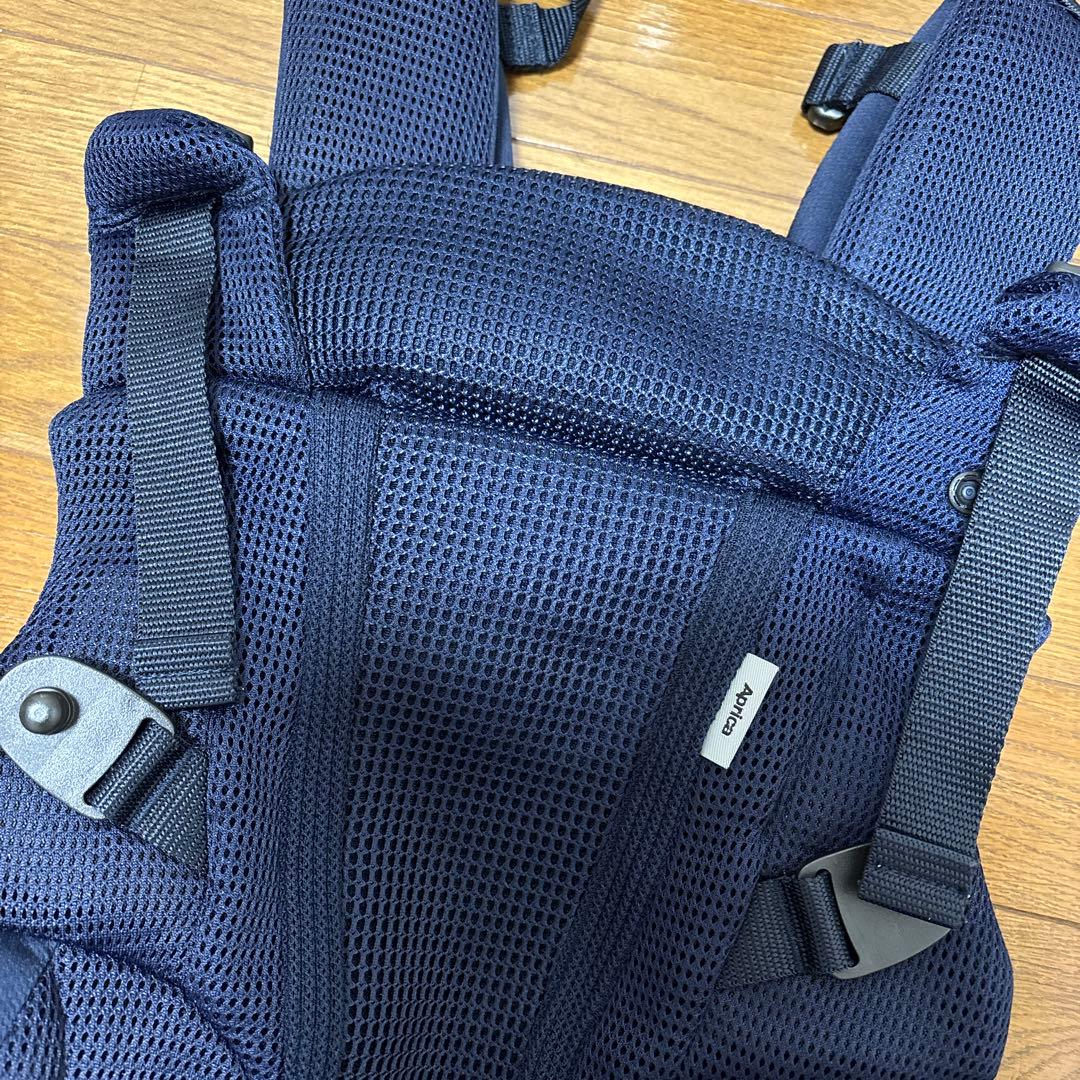 【にゃんこ⭐︎】Aprica ラクリス ネイビー 抱っこ紐 アップリカ