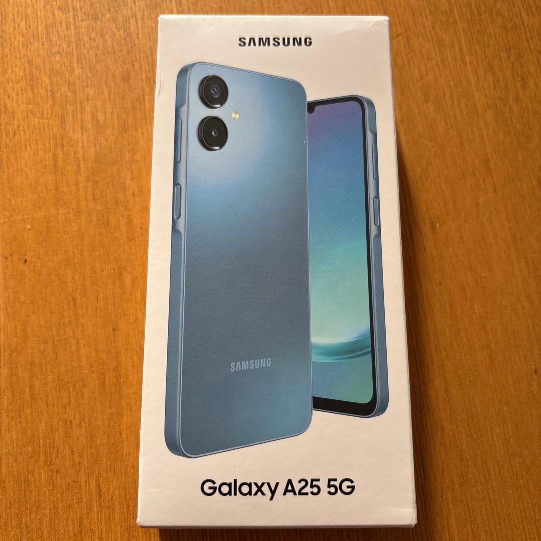 Samsung Galaxy A25 5G ブルー　新品未開封