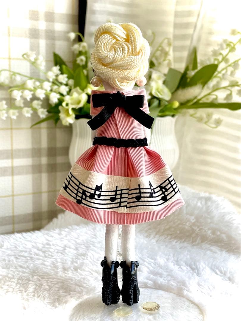 ラベンダーカラー❤️親子コーデ❤️ハンドメイド♡ドールチャーム