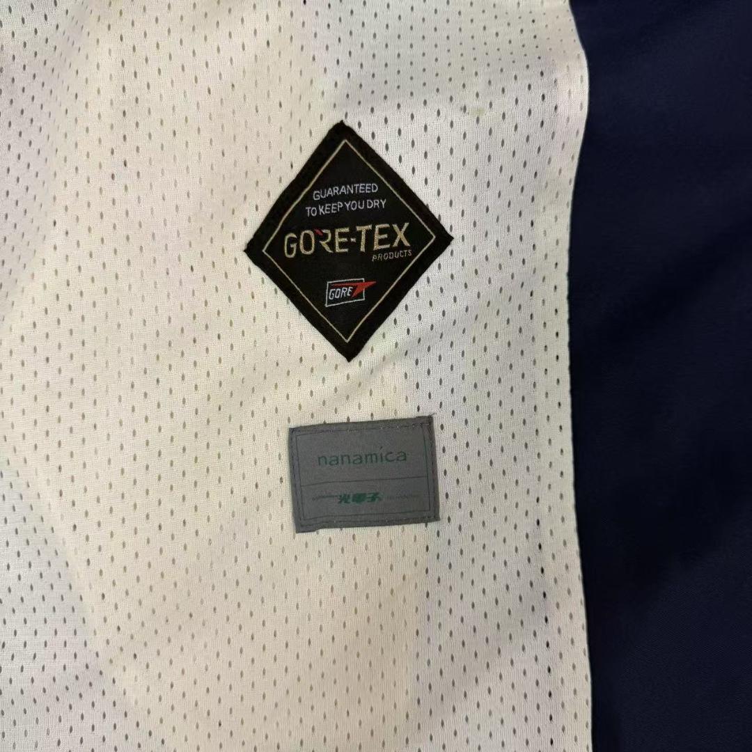 nanamica GORE-TEX 防水 コーチジャケット ネイビー L