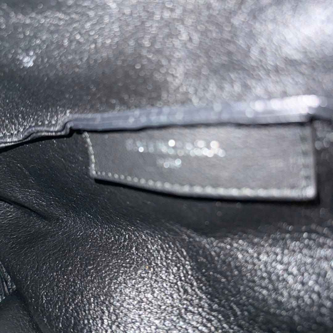 バレンシアガ　レザー　トートバッグ　ブラック