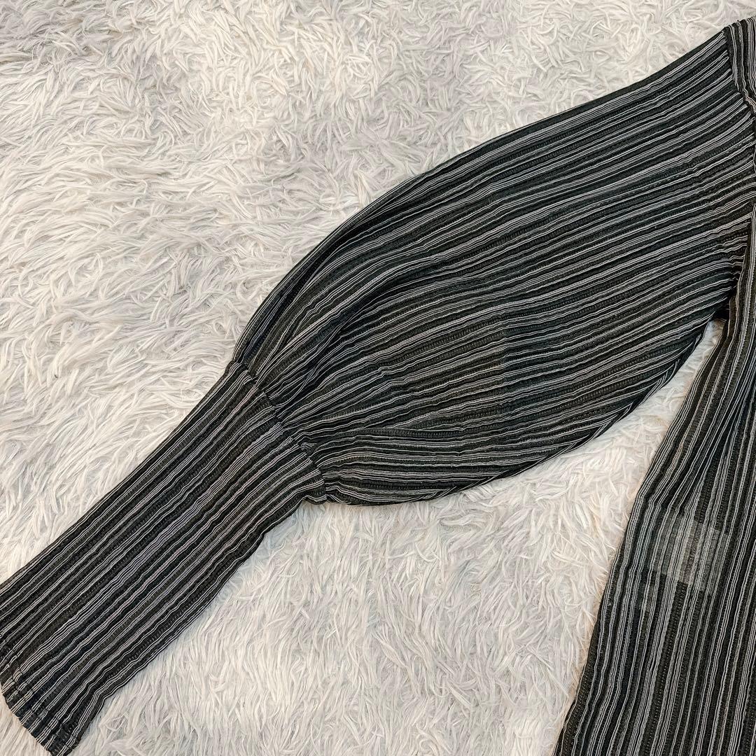 MAISON SPECIAL ボリュームスリーブプリーツトップス ニットベスト