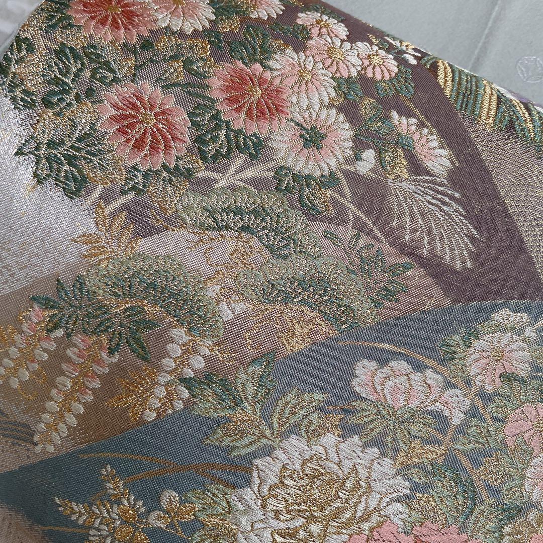 色無地　フルセット　丸に反り角地紋　シンプル　礼装　カジュアル　着物　I6