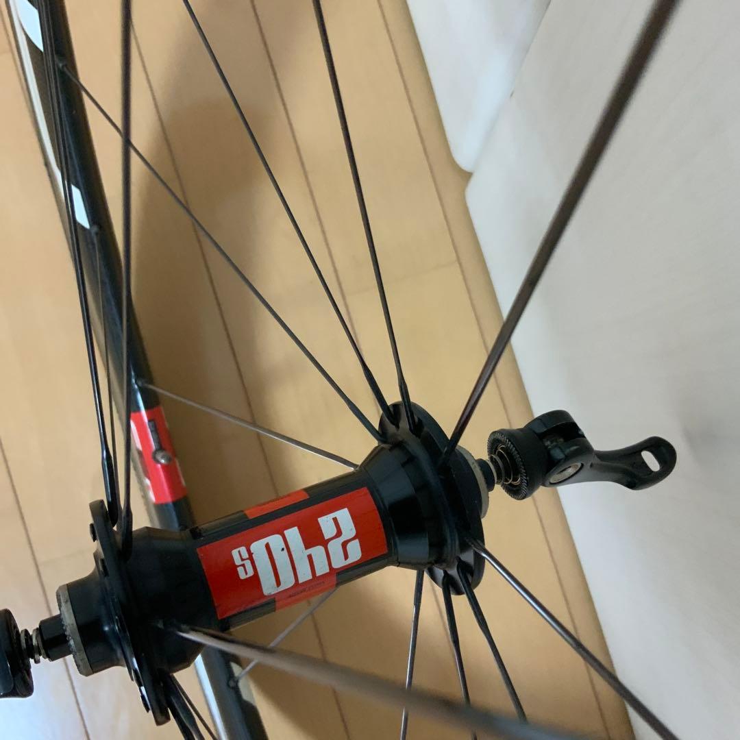 FF 完組ホイール 前後セット700C ブラック/レッド 即購入 超超特別価格