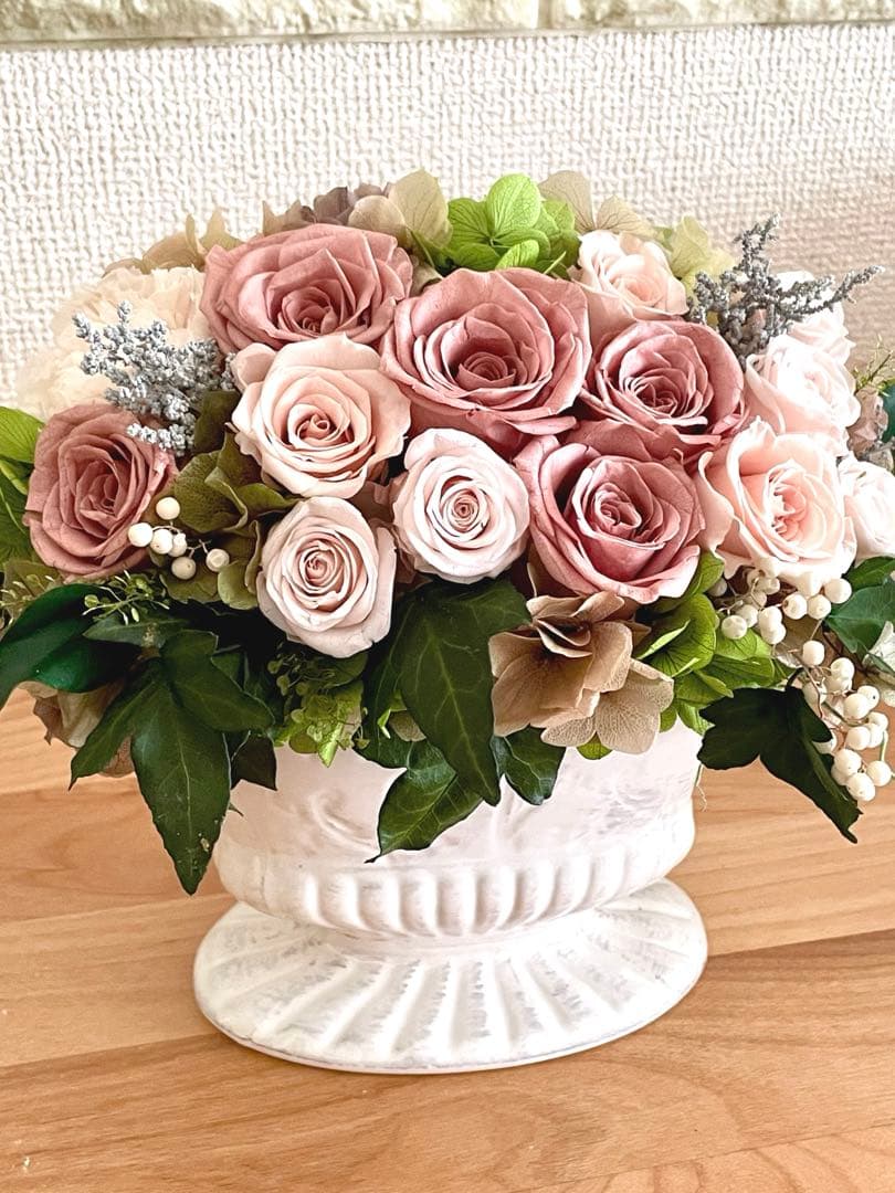 *゜..Rose Tiara.*゜..華やかなプリザーブドフラワー　アンティーク