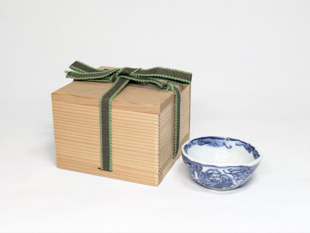 名工 清風与平 造 染付 盃 2点セット