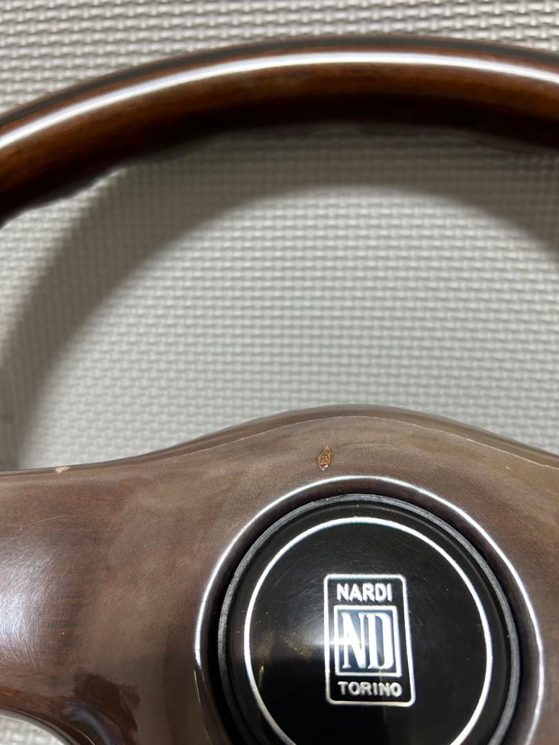 NARDI ナルディ ウッド ステアリング ハンドル 直径約36cm