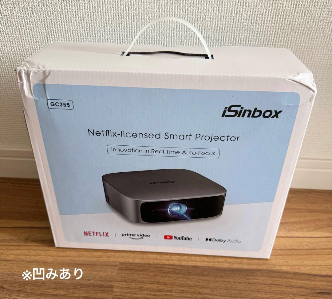 iSinbox プロジェクター TOFオートフォーカス 自動台形補正4K対応