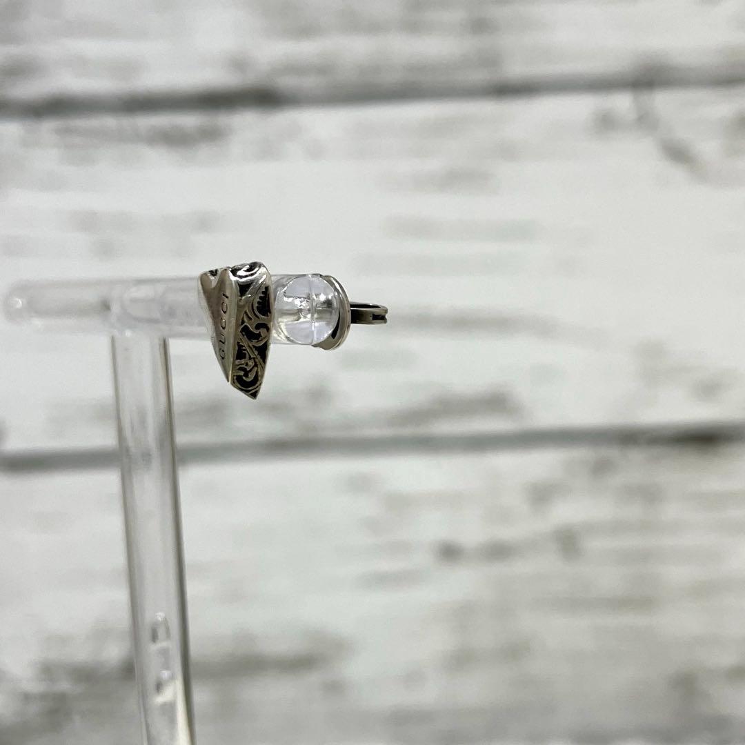 【極美品】グッチ　ハートピアス片耳　アラベスク　メンズ/レディース