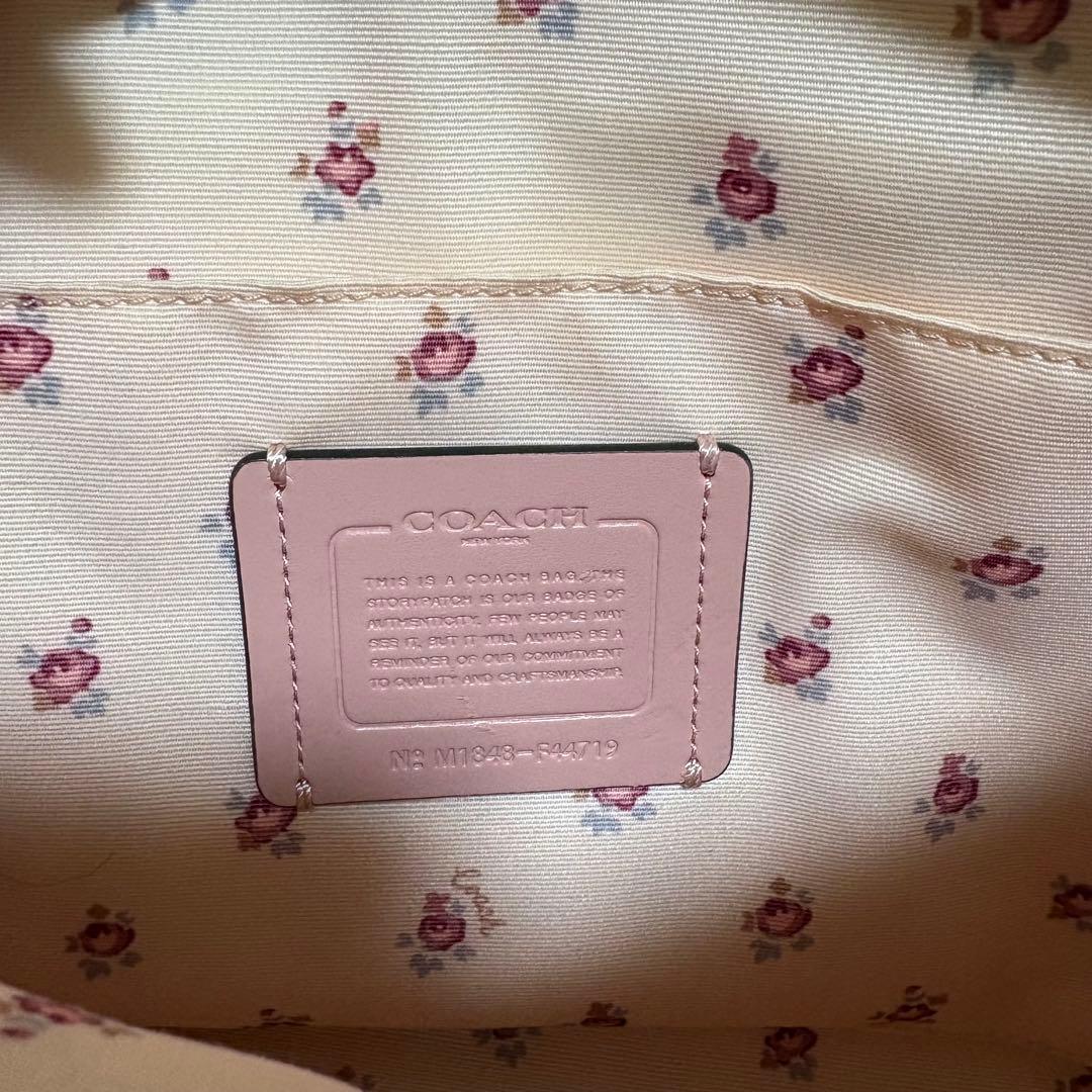 COACH コーチ　デニム ハンドバッグ　ミニエマサッチェル