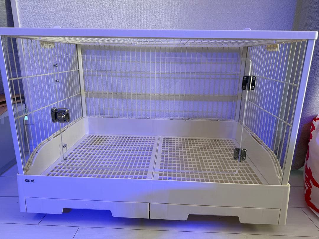 東京都取引　うさぎ飼育セット　クリアケージ80cm