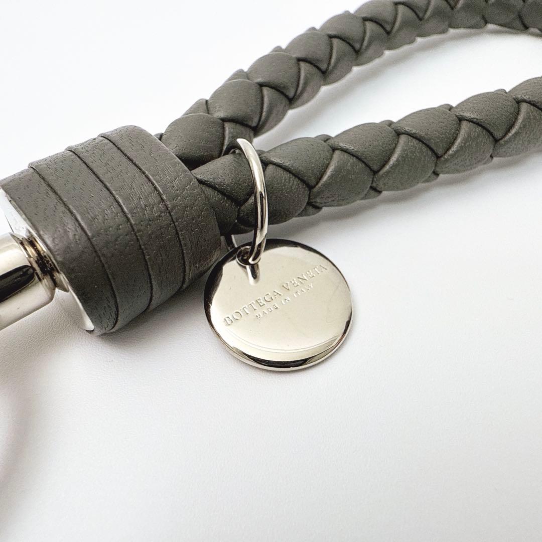 ボッテガヴェネタ イントレチャート キーホルダー キーリング チャーム レザー