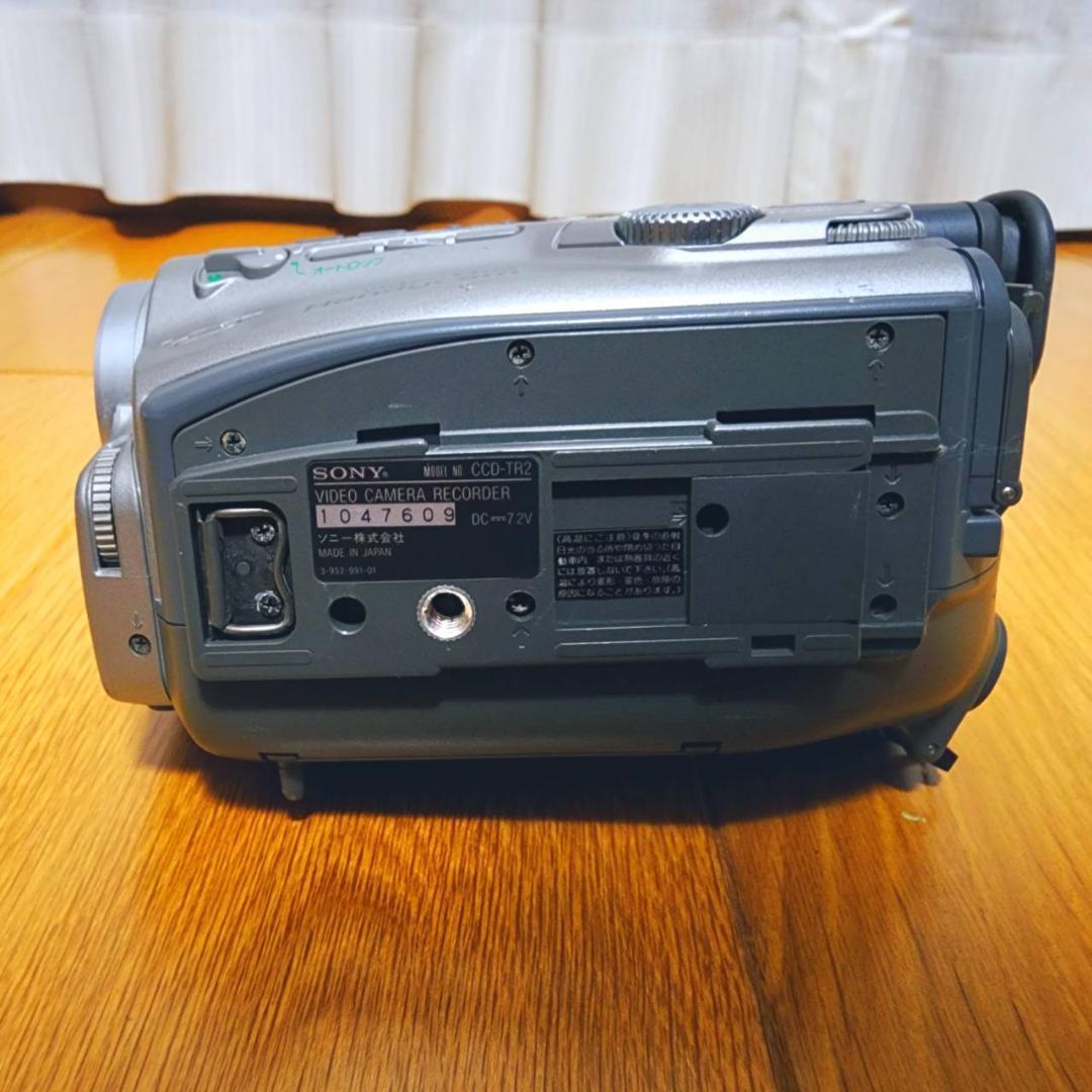 【動作確認済】SONY 高画質 Hi8 ビデオカメラ CCD-TR2 セット