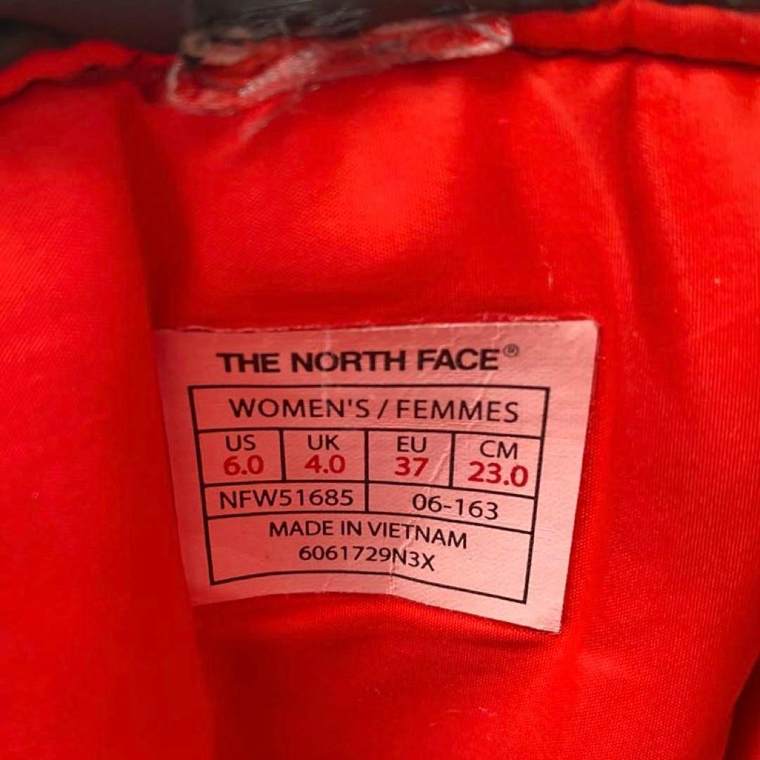 ノースフェイス　スノーブーツ　ヌプシ　ブーティ　ブラック　レッド　23