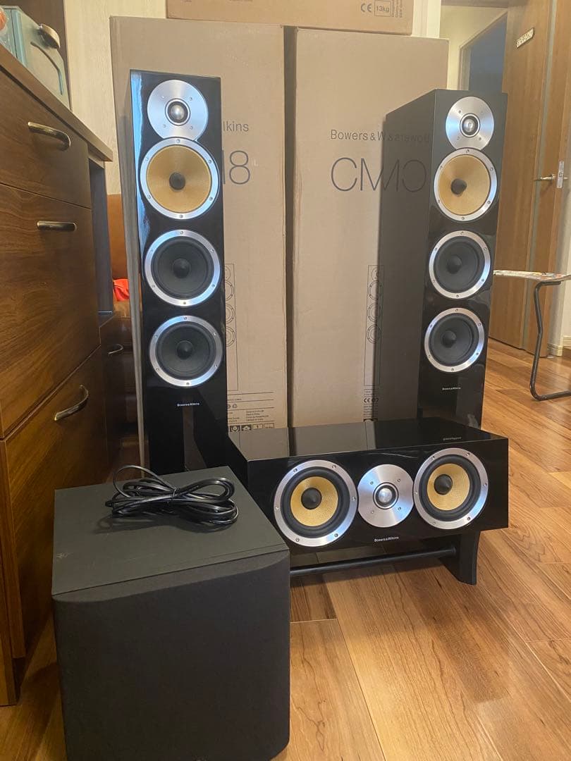 送料込　Bowers&Wilkins CM8 センタースピーカー&ウーハーセット