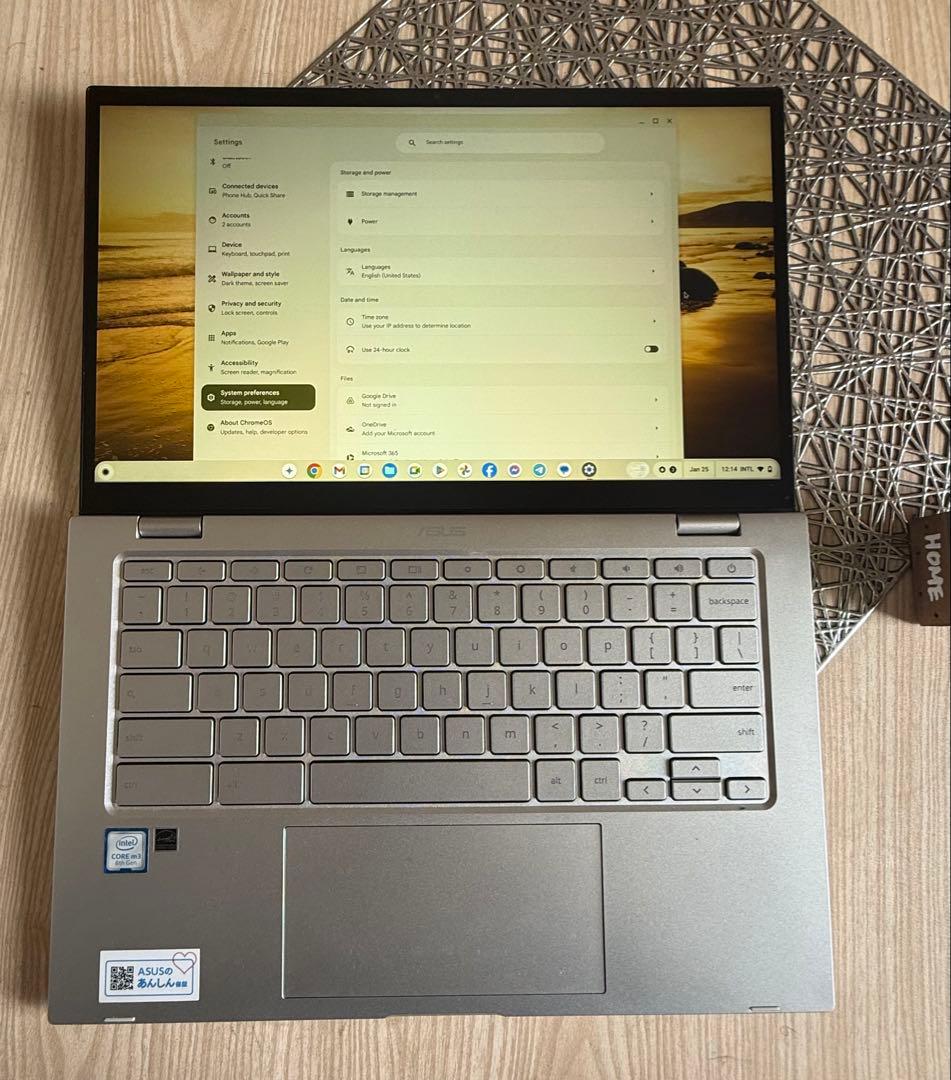 Chromebook ASUS 14型 C425TA-AJ0375