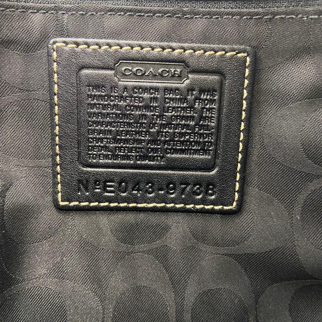 極美品✨コーチ ソーホー ワンショルダー アクセサリーポーチ ブラック 9738