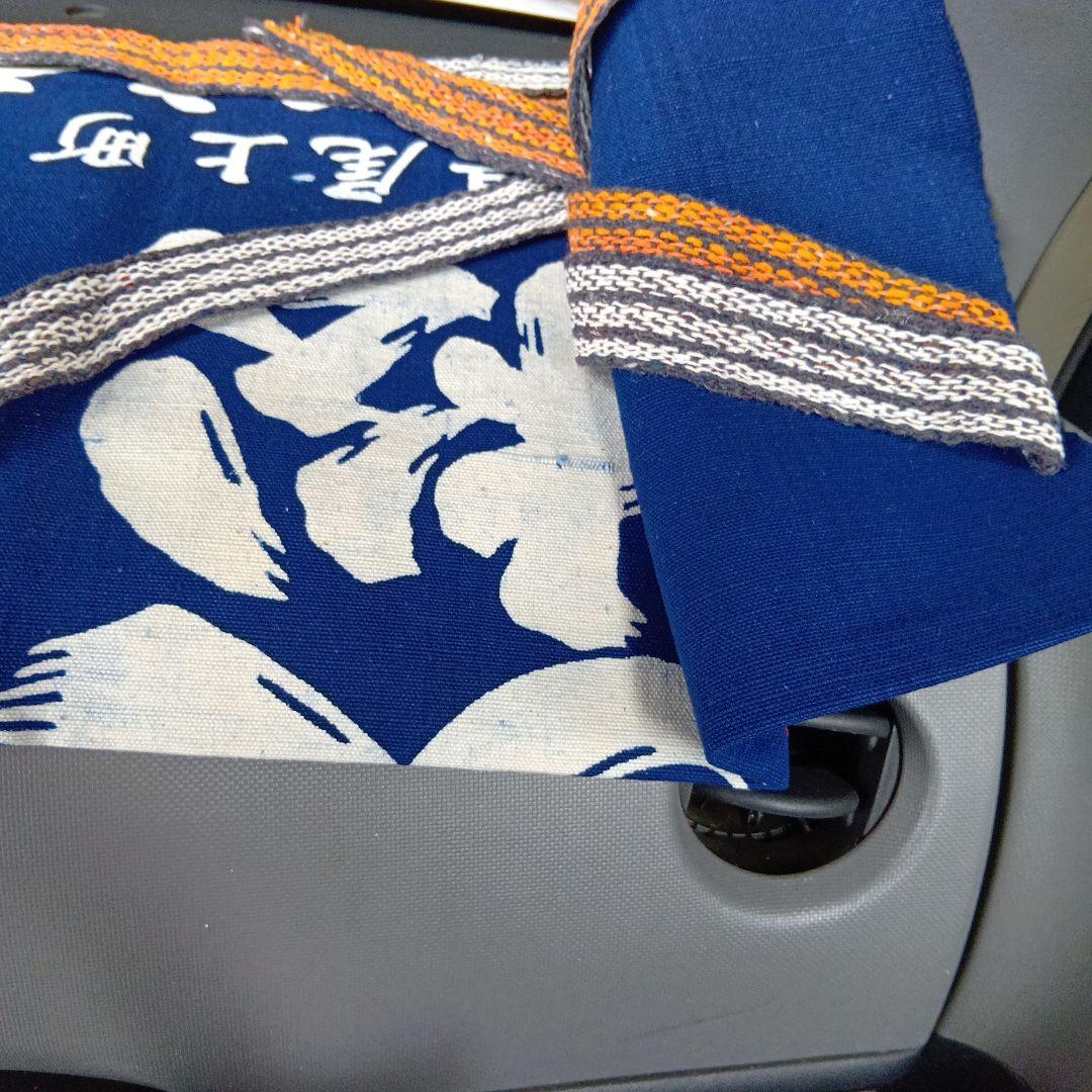 昔のエプロン帆前掛け綿生地 伝統的な青白デザイン10枚で一万円