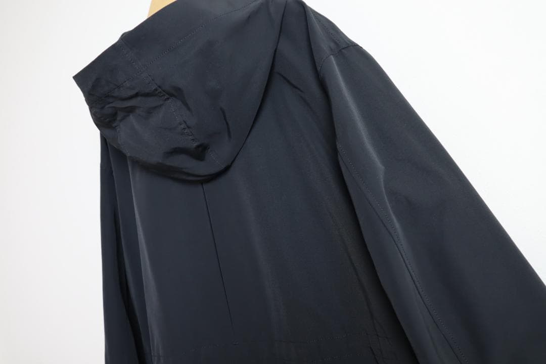 theory luxe 21AW ウォッシャブル モッズコート　ブラック