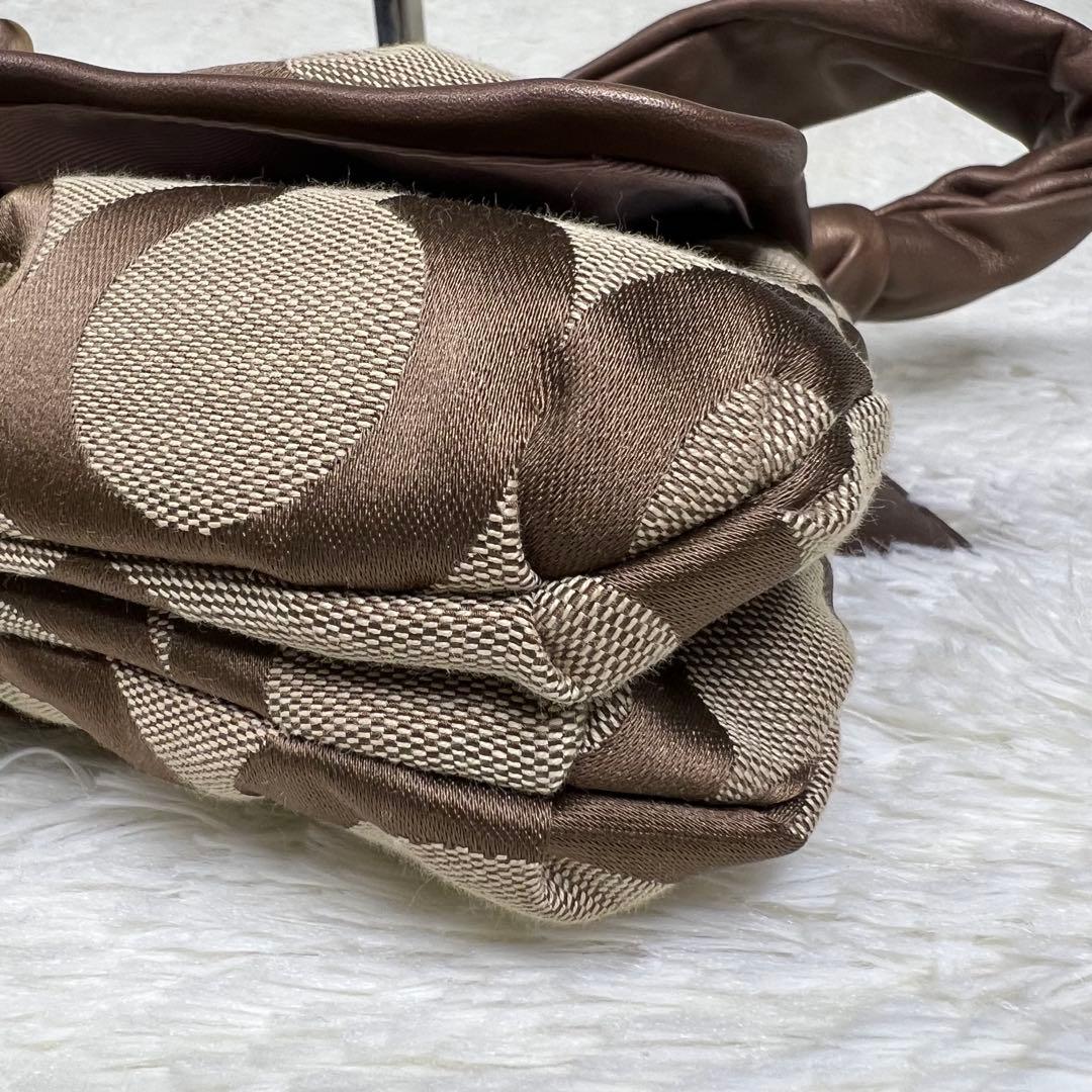 コーチ オプアート ワンショルダーバッグ アクセサリーポーチ パーカー