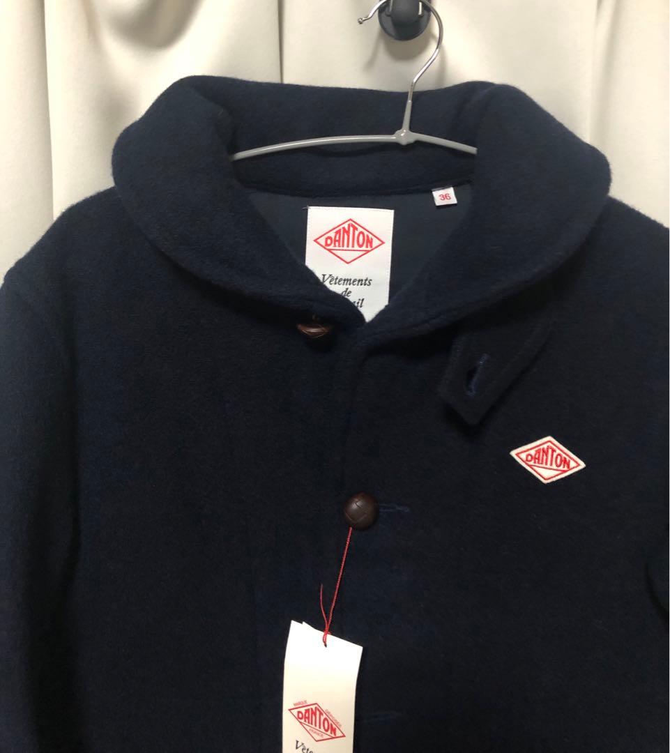 【新品タグ付き】DANTON ダントン ウールモッサ フード付き ロングコート