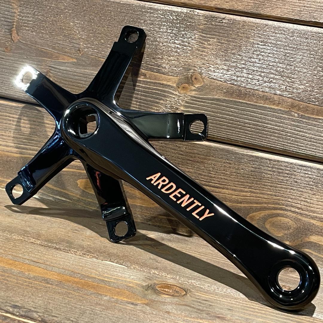 【新品】ARDENTRY ピスト用クランク ブラック 65㎜ 144PCD