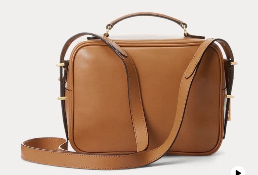 Polo by Ralph Lauren カーフスキン クロスボディカメラ