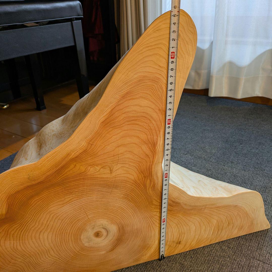 まな　天然檜　切り株　椅子　スツール　テーブル　高さ約25㎝