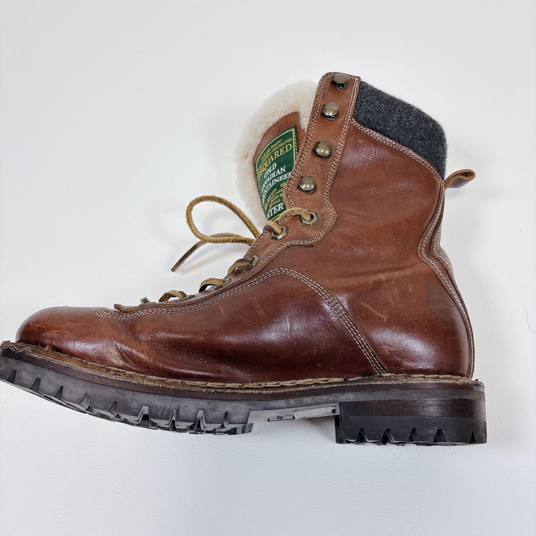 美品✨ DSQUARED2 マウンテンブーツ レザー 本革 ムートン　EU40